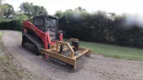 which skid steer for gravel driveway|gravel driveway skid steer maintenance.